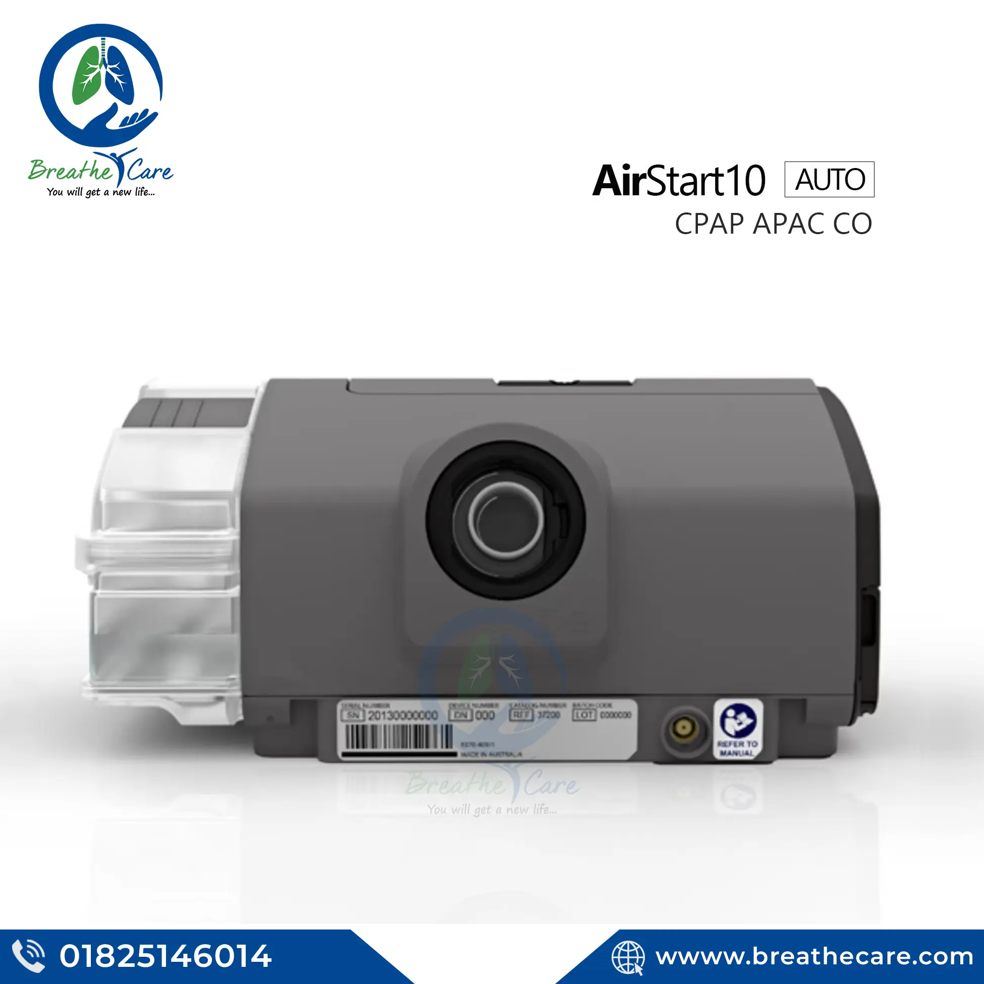 ResMed AirStart 10 APAP with HumidAir (Auto CPAP Machine)